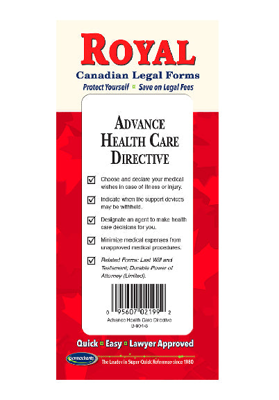 Advance Health Care Directive - Canadian - Do-it-Yourself Legal Forms