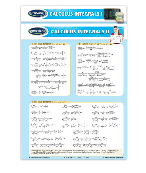 Calculus Integrals charts