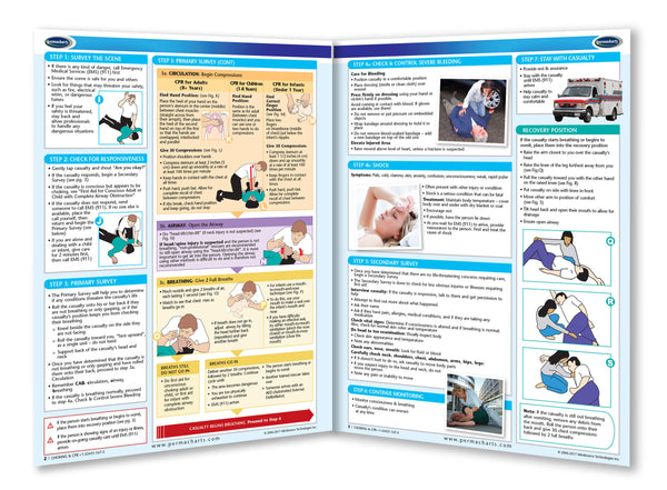 CPR and Choking guide: Permacharts
