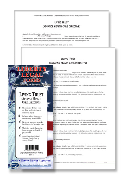 Living trust forms