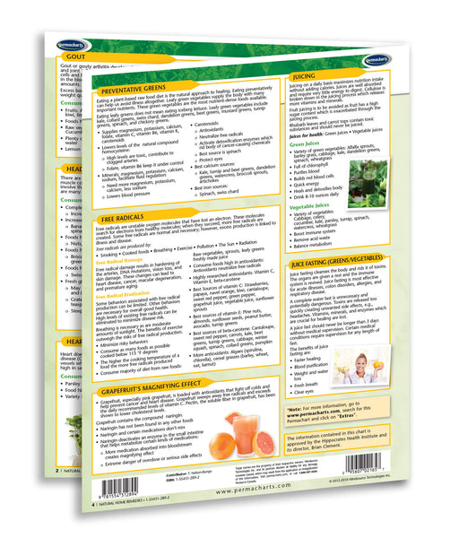 Natural Home Remedies - Organic Health Quick Reference guide