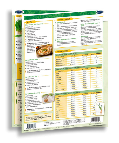 Vegan Food Cooking Charts - Retail Kit