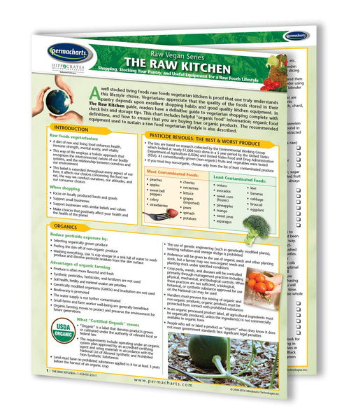 Vegan Food Cooking Charts - Retail Kit