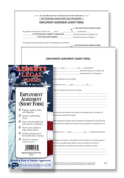 Legal Form - Employment Agreement - USA