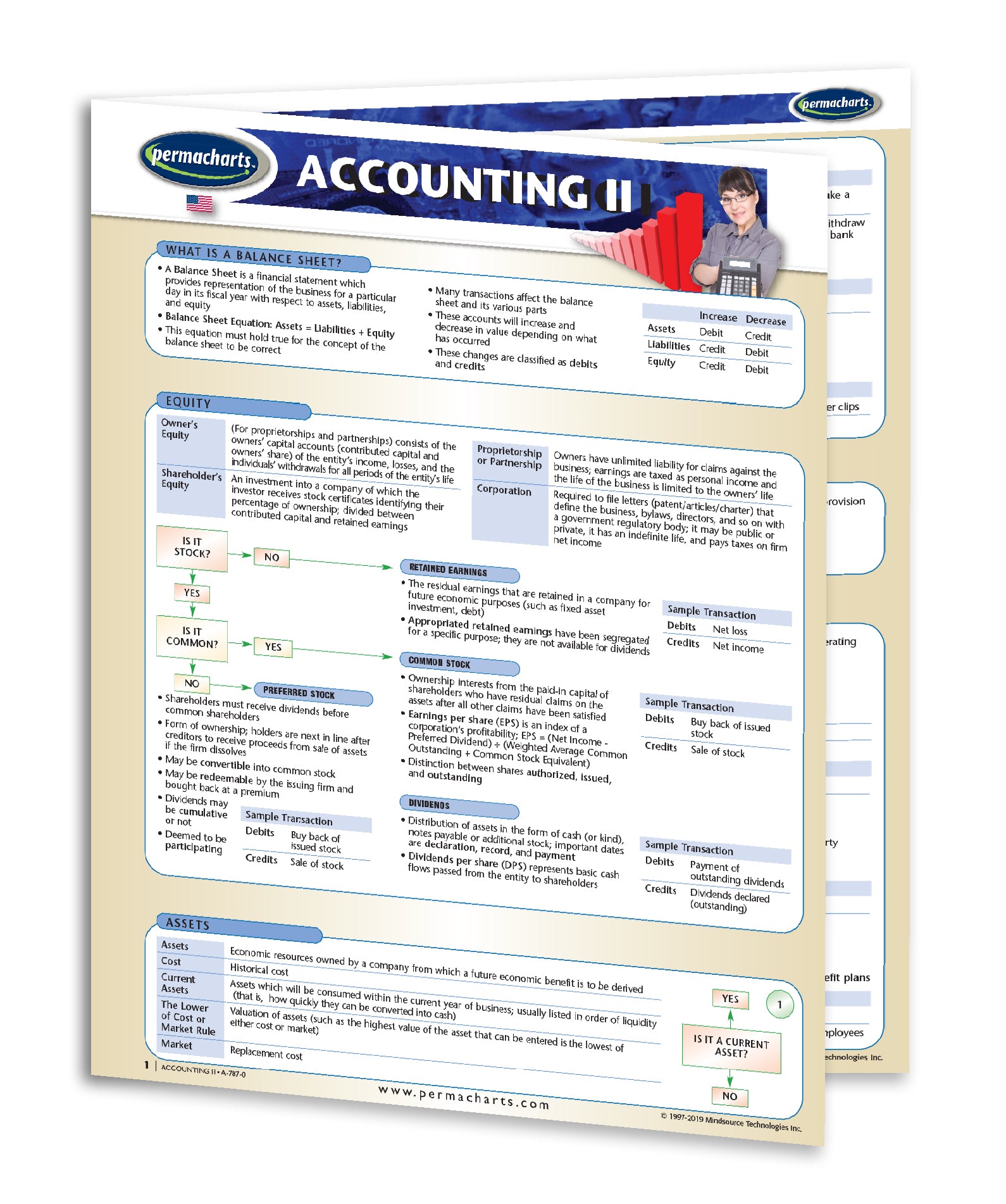 Intermediate Accounting 2: A Quickstudy Laminated Reference Guide (Other)