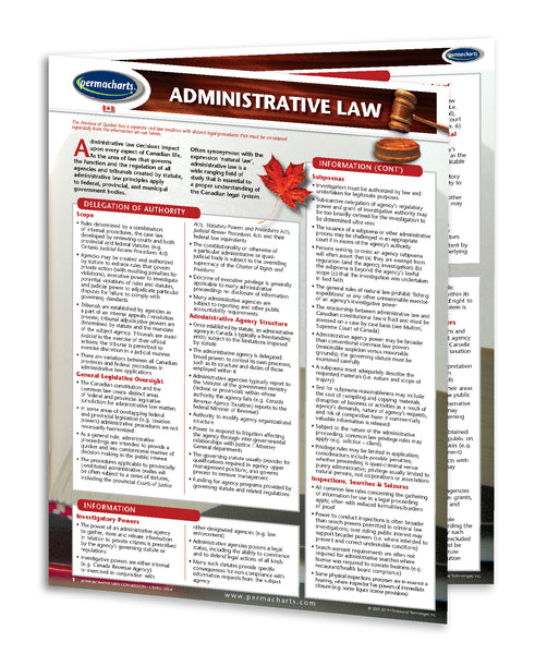 Administrative Law Guide - Canadian