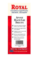Advance Health Care Directive - Canadian - Do-it-Yourself Legal Forms
