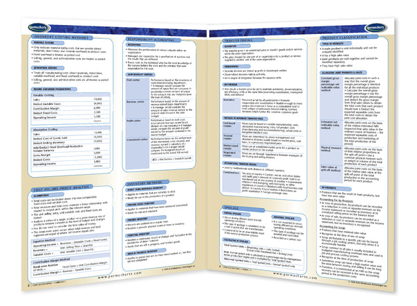 Cost Accounting guide: Permacharts