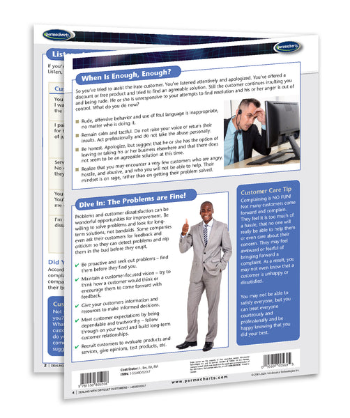 Dealing With Difficult Customers Guide: Permacharts