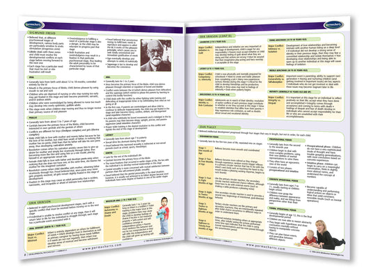 Developmental Psychology Quick Reference Guide - 4-page Laminated ...