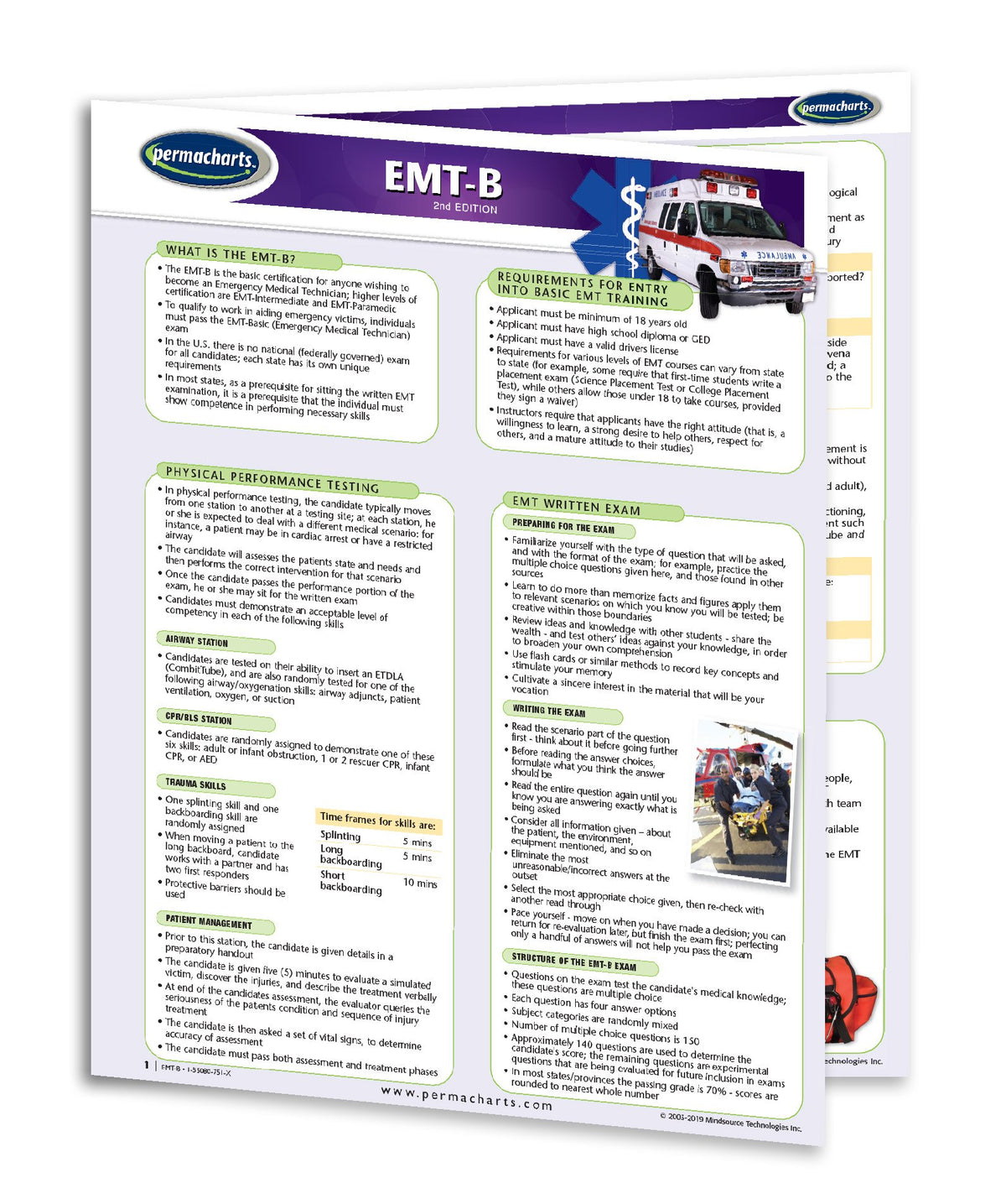 EMT Charts and Medical Quick Reference Guides - Laminated and Digital ...
