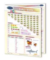 Math - Early Learning Quick Reference Guide For Kids
