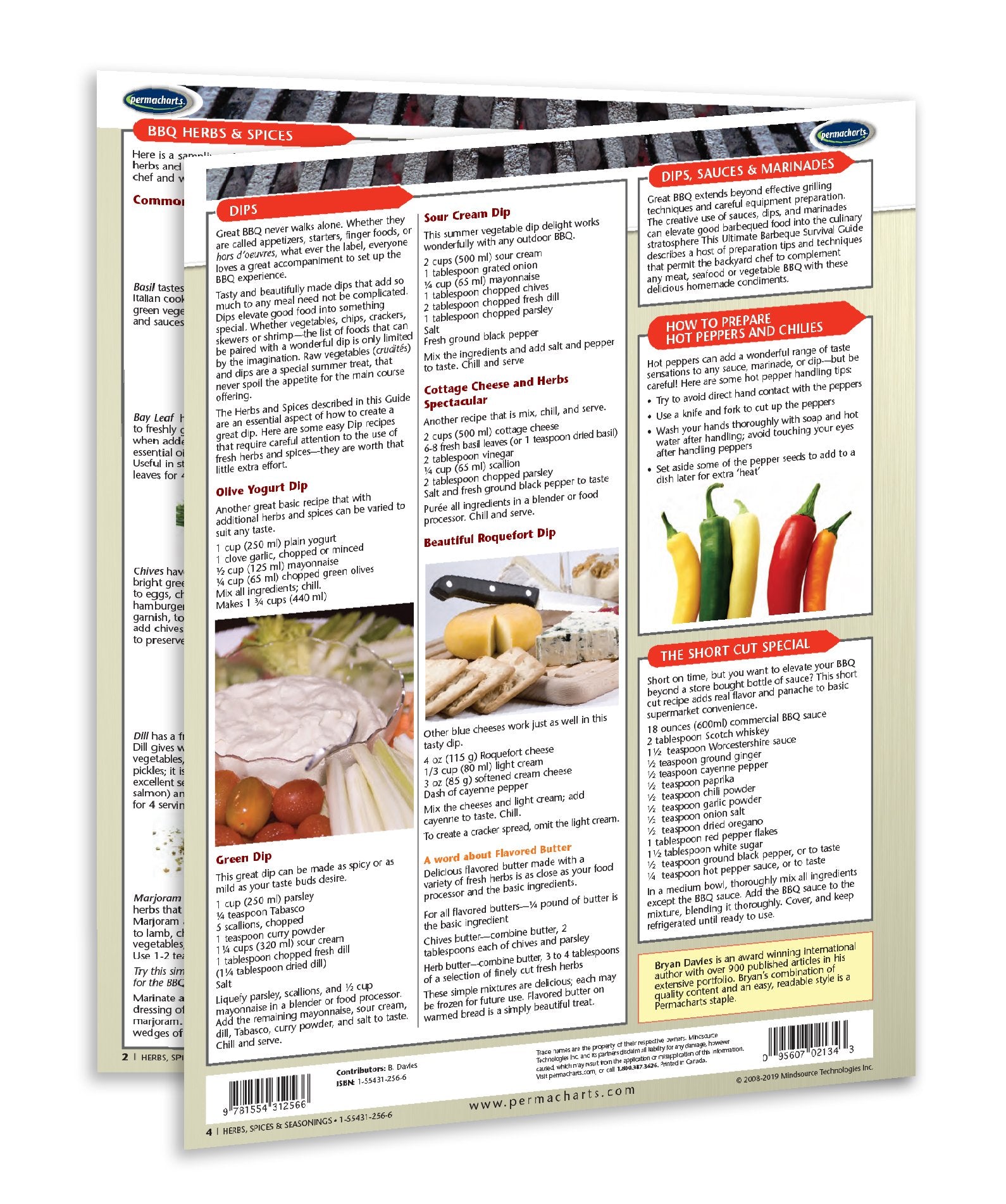 Herbs, Spices & Seasoning Guide - Food & Drink Quick Reference Guide by Permacharts