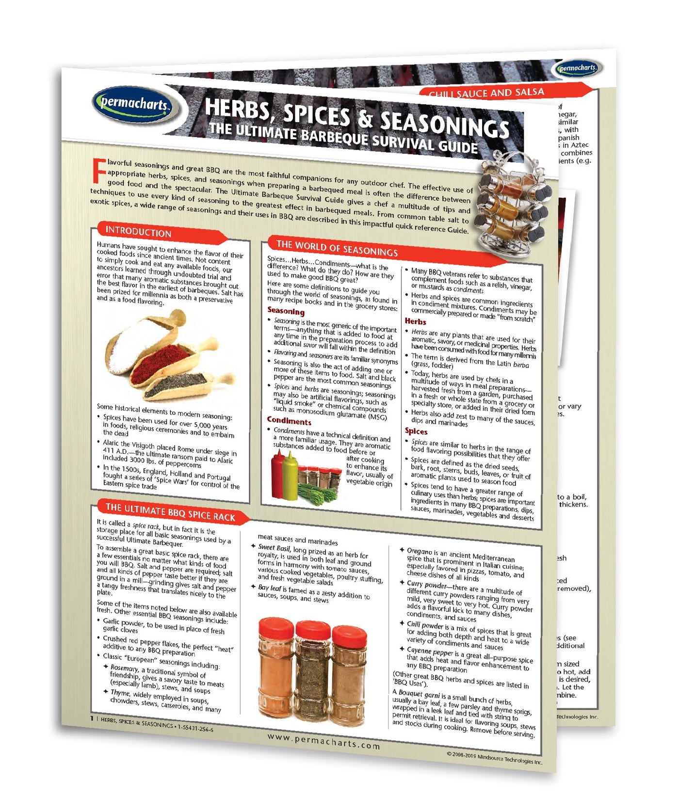 Herbs Spices and Seasonings - Quick Reference Guide – Permacharts.com
