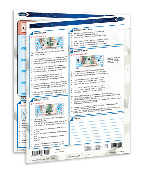 Computer Keyboarding guide: Permacharts