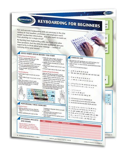Computer Keyboarding guide: Permacharts