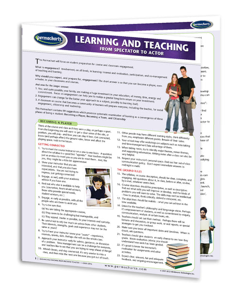 Award Winning Professors Series - Learning And Teaching From Spectator To Actor