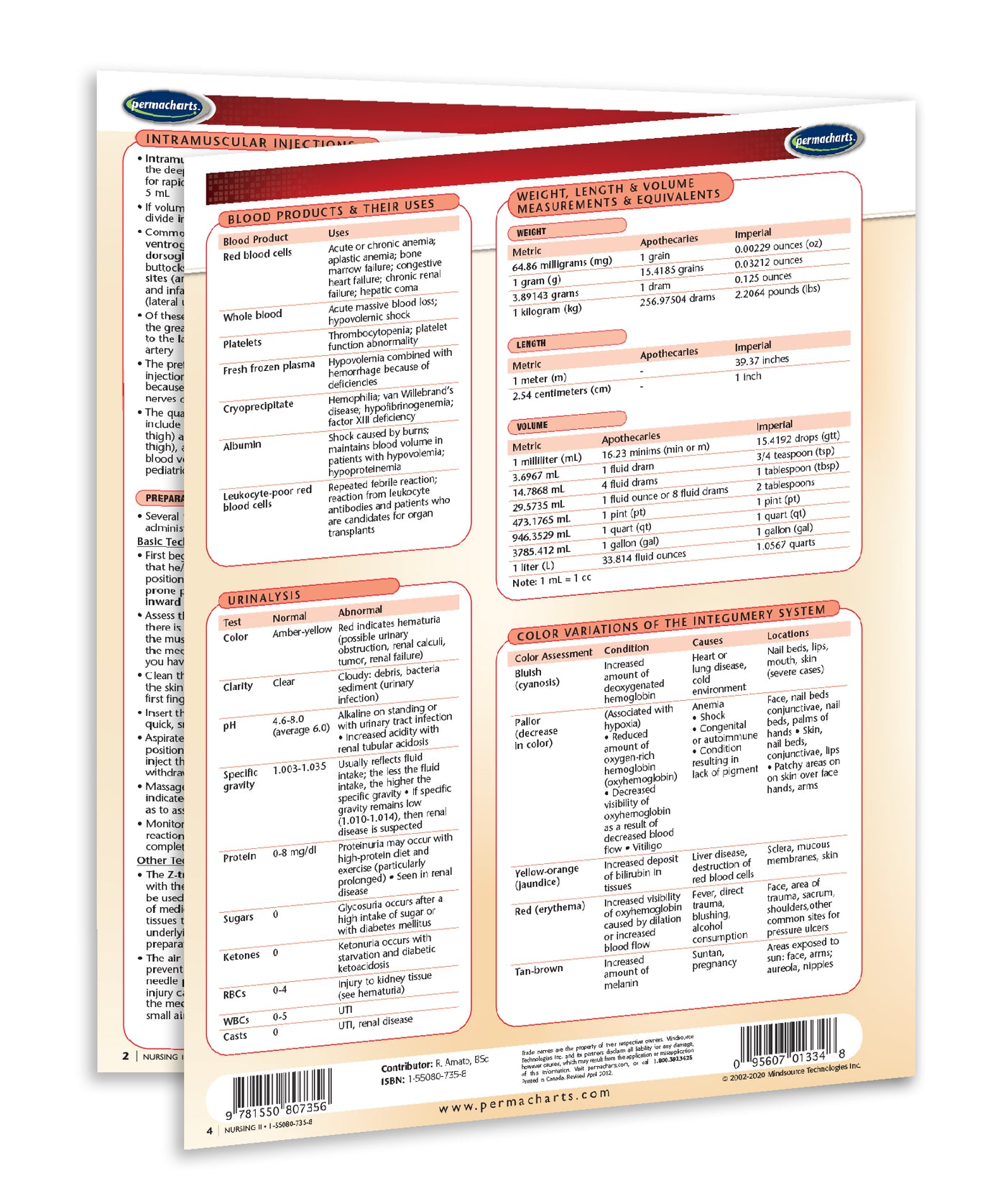 Nursing Study Guide II - Quick Reference Resource – Permacharts.com