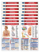 Nursing, BSN, Registered Nursing Year 1 Curriculum Essential Quick Reference Guides - 20 Medical Chart Bundle