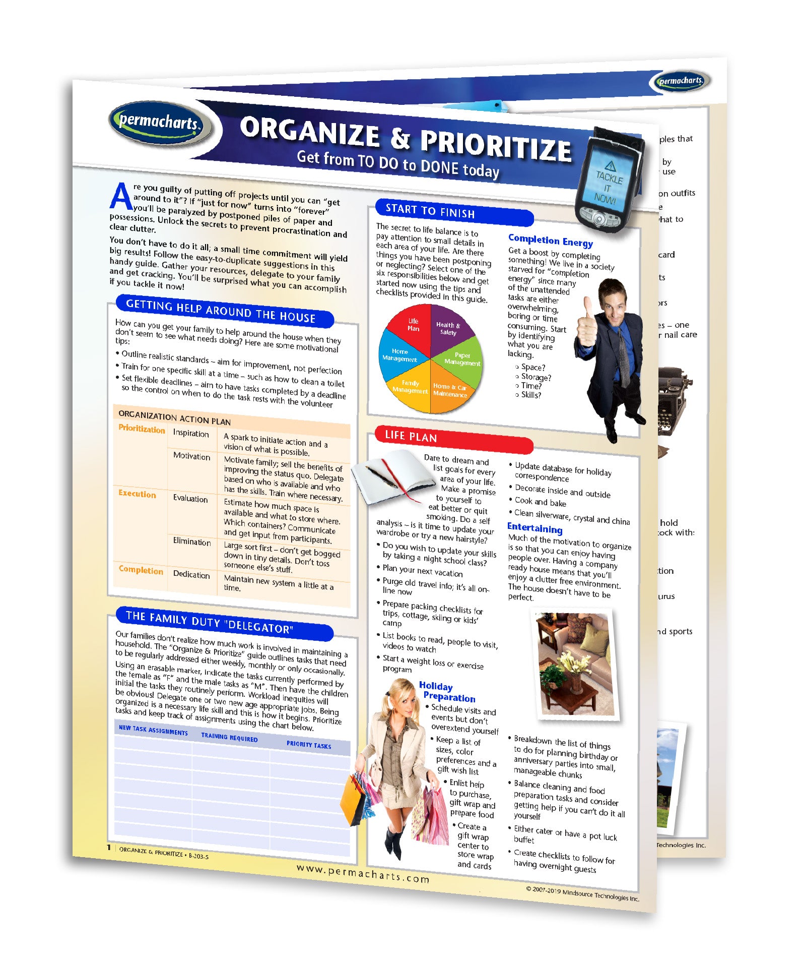 Organization Guide Organization Guide and Prioritize - Quick Reference Guide – Permacharts.com