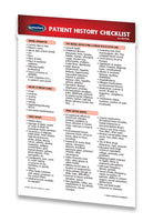 Medicine & Anatomy - Patient History Checklist (Pocket Size)