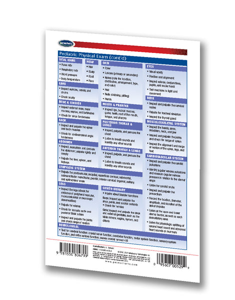 Medicine & Anatomy - Pediatric Checklist (Pocket Size)