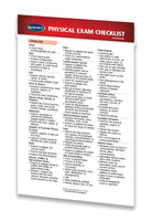Medicine & Anatomy - Physical Exam Checklist (Pocket Size)