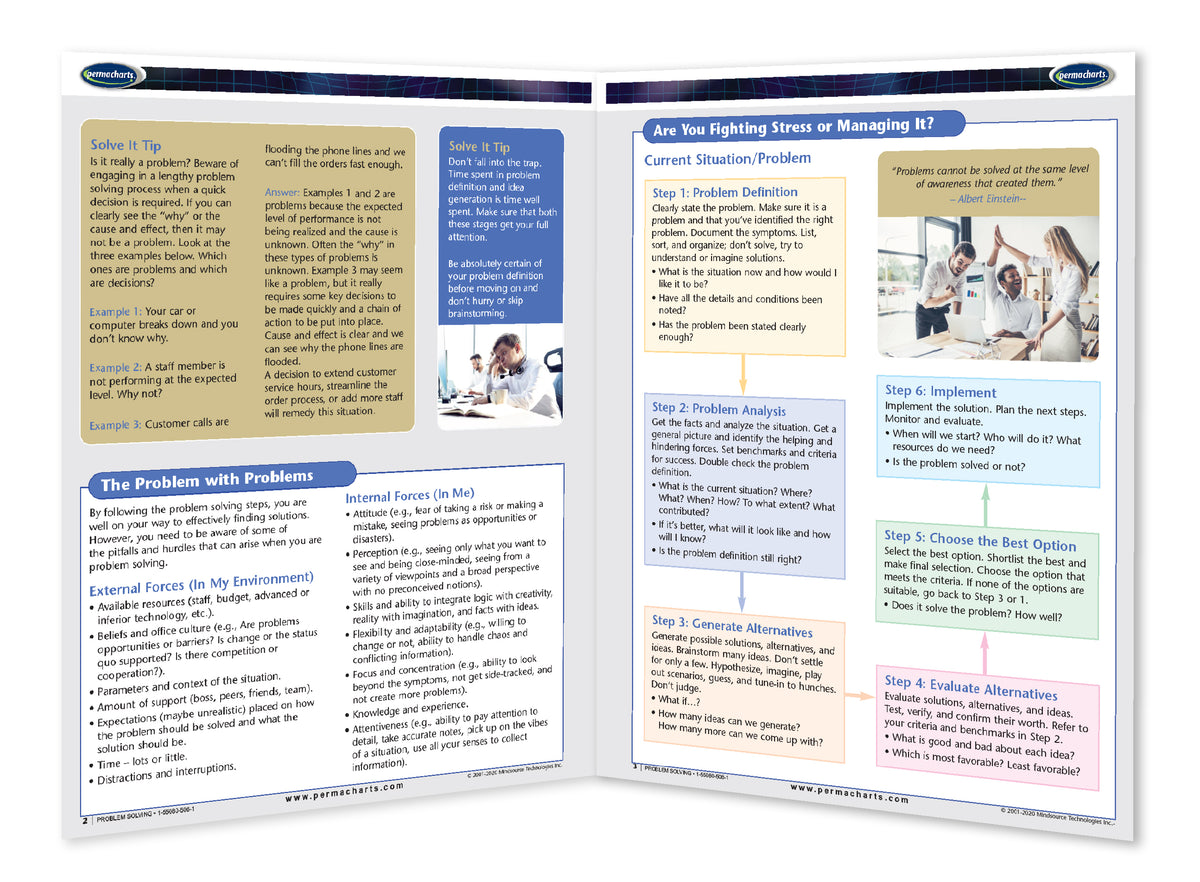 Problem Solving Guidelines - Quick Reference Resource – Permacharts.com
