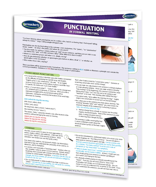 Punctuation in Formal Writing