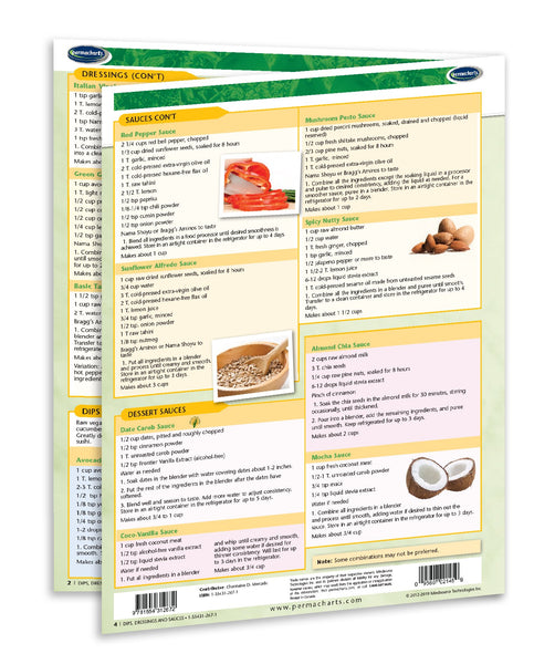 Raw Vegan Dips, Dressings & Sauces Guide