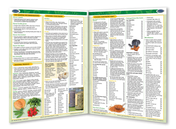 Vegan Food Cooking Charts - Retail Kit