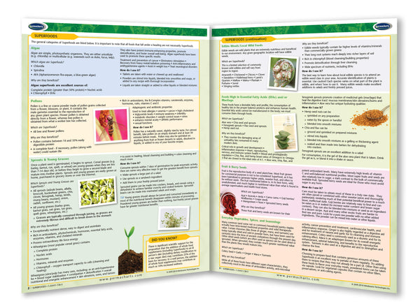 Superfoods guide: Permacharts