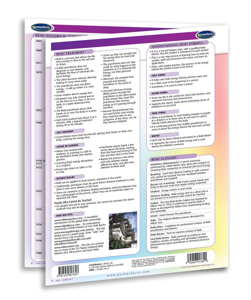 What is Reiki chart quick reference guide page 3