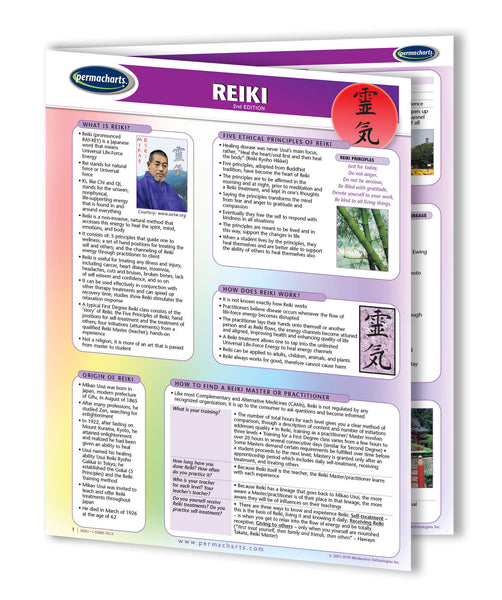 What is Reiki chart quick reference guide