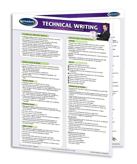Technical Writing Study Guide - Quick Reference Resource – Permacharts.com