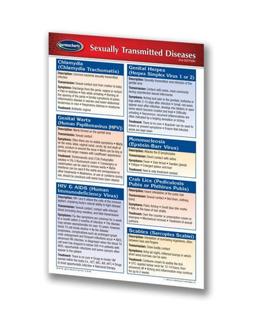 Sexually Transmitted Diseases Guide (Pocket Size) - Quick Reference ...