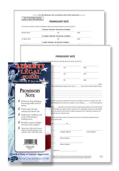 Legal Form - Promissory Note 2 - USA